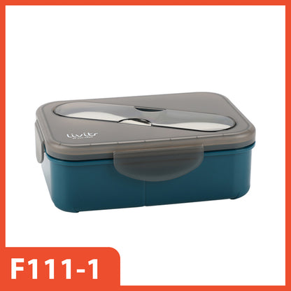 LUNCH BOX LUNCH BOX CAPACITY 900 ML &amp; 1200 ML I TWO-COMPARITED LUNCH BOX FREE CUTLERY