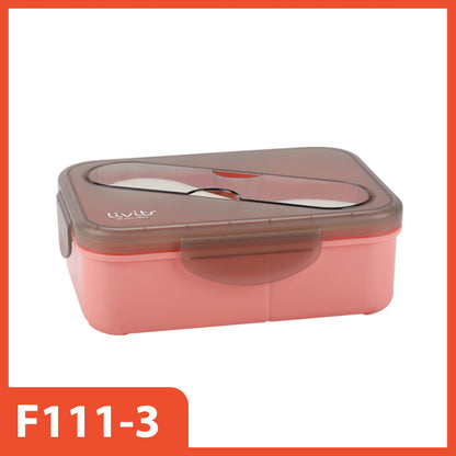 LUNCH BOX LUNCH BOX CAPACITY 900 ML &amp; 1200 ML I TWO-COMPARITED LUNCH BOX FREE CUTLERY