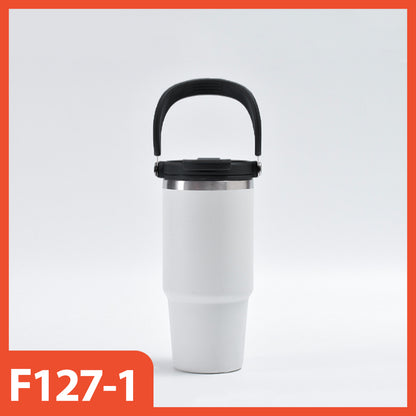 HOPTECH - ORIGINAL 2in1 Tumbler Handle / Portable Drinking Bottle Tea Coffee Fitness Stainless Steel Vacuum Insulated Thermos / Tea Coffee Car Cup