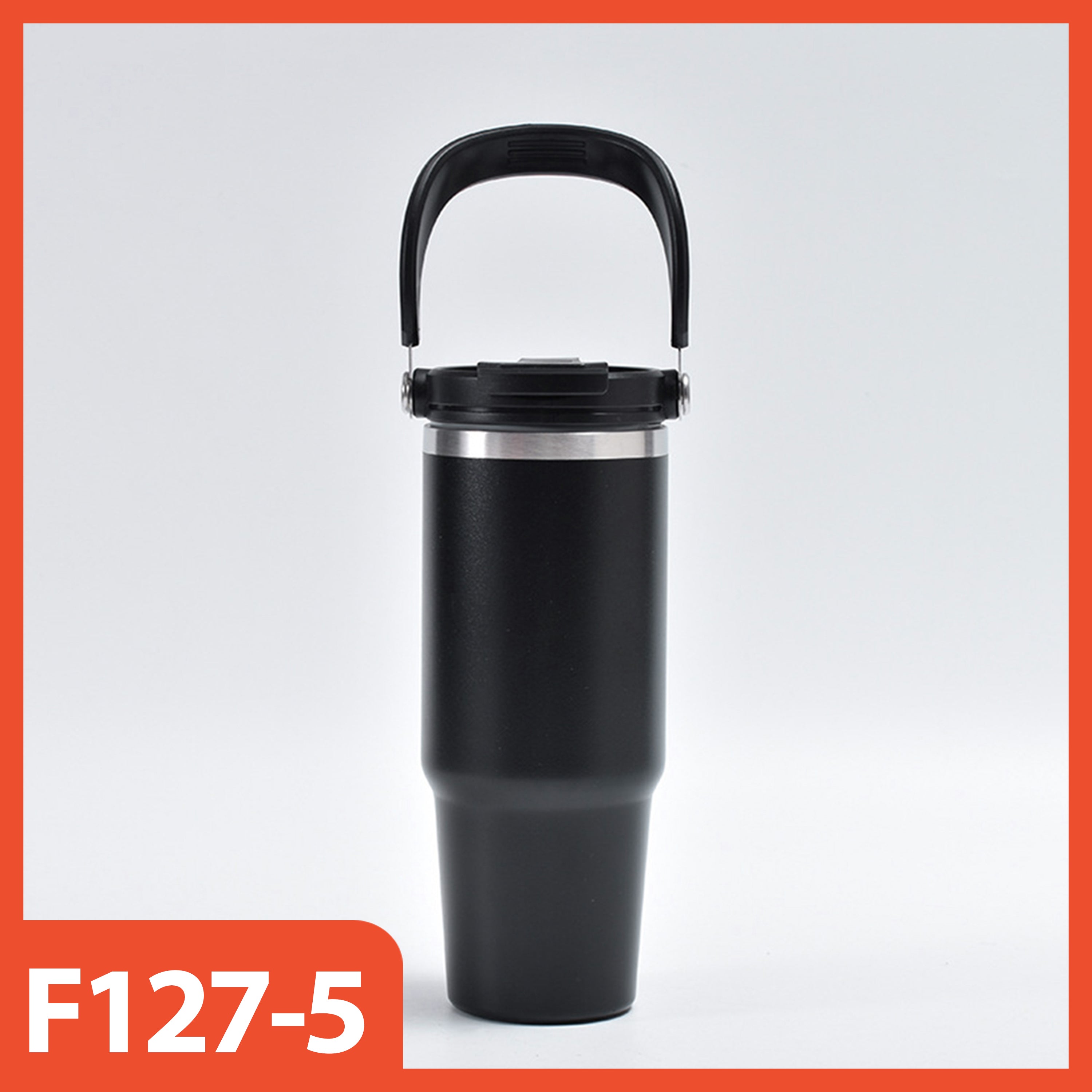 HOPTECH - ORIGINAL 2in1 Tumbler Handle / Portable Drinking Bottle Tea Coffee Fitness Stainless Steel Vacuum Insulated Thermos / Tea Coffee Car Cup