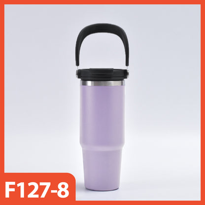 HOPTECH - ORIGINAL 2in1 Tumbler Handle / Portable Drinking Bottle Tea Coffee Fitness Stainless Steel Vacuum Insulated Thermos / Tea Coffee Car Cup