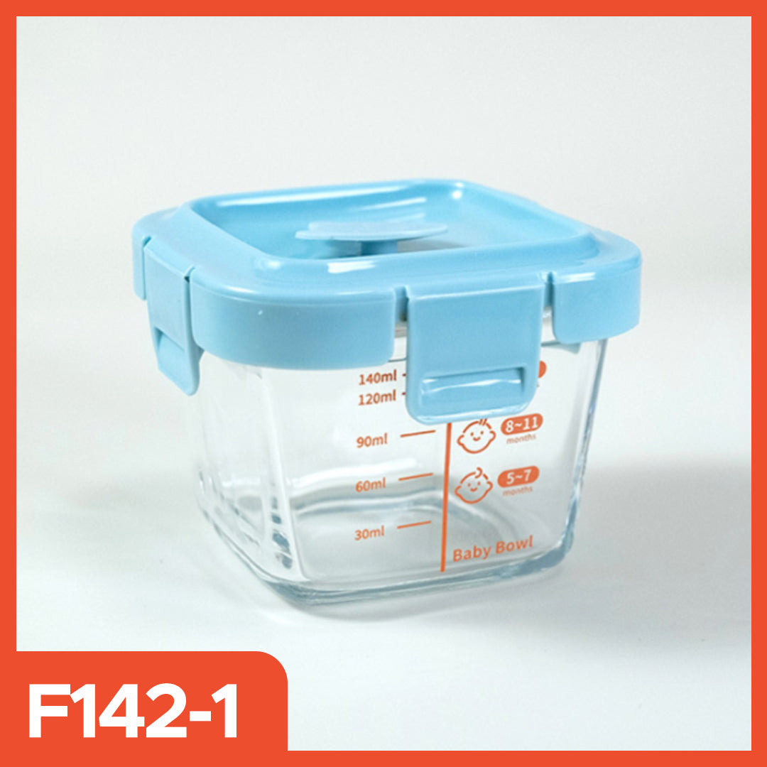 Hoptech - Glass MPASI Container, Glass MPASI Container, MPASI Storage, Glass Baby Food Container