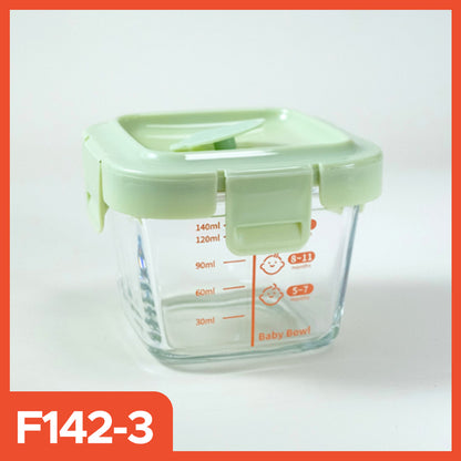 Hoptech - Glass MPASI Container, Glass MPASI Container, MPASI Storage, Glass Baby Food Container