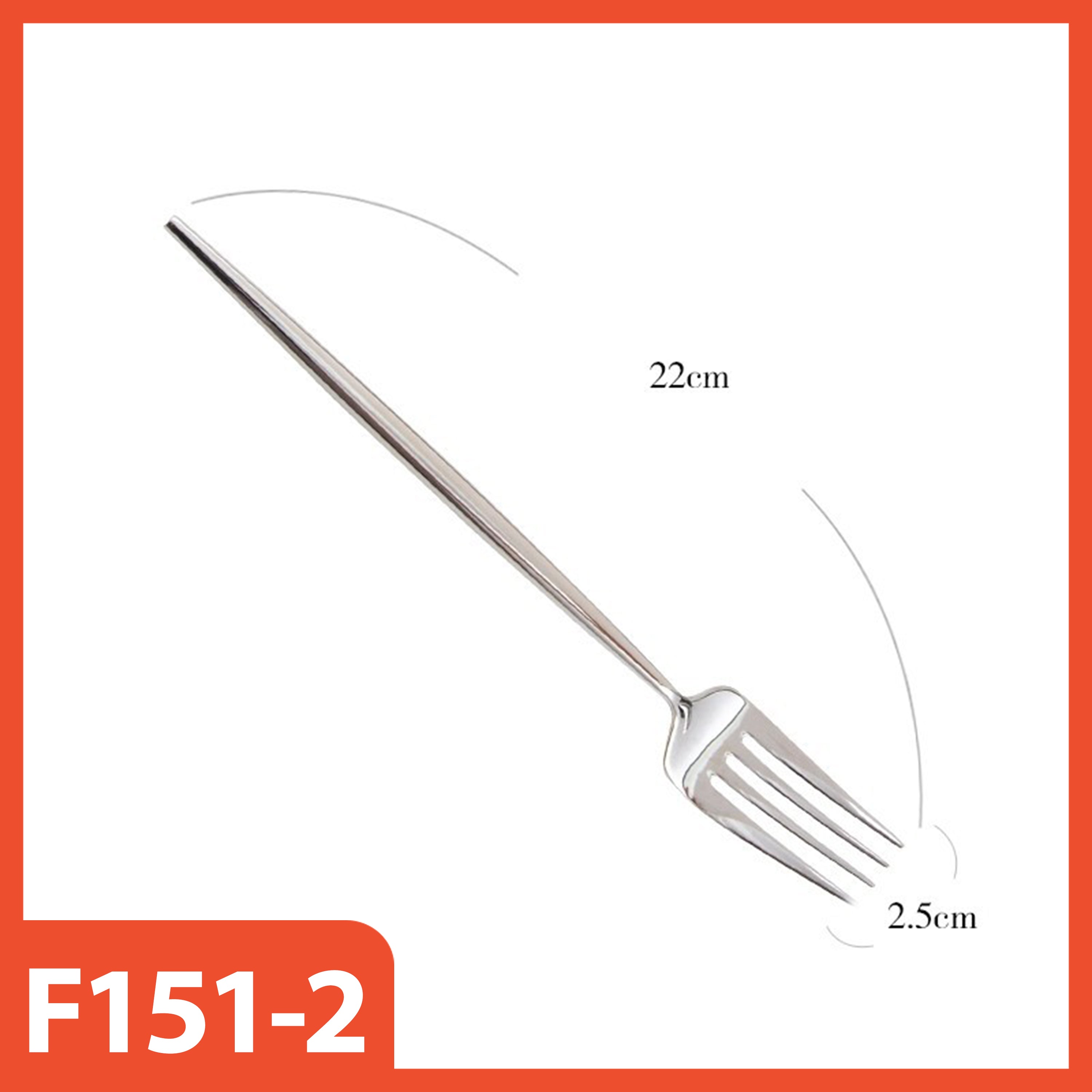 Metallic spatula with dimensions labeled on a white background