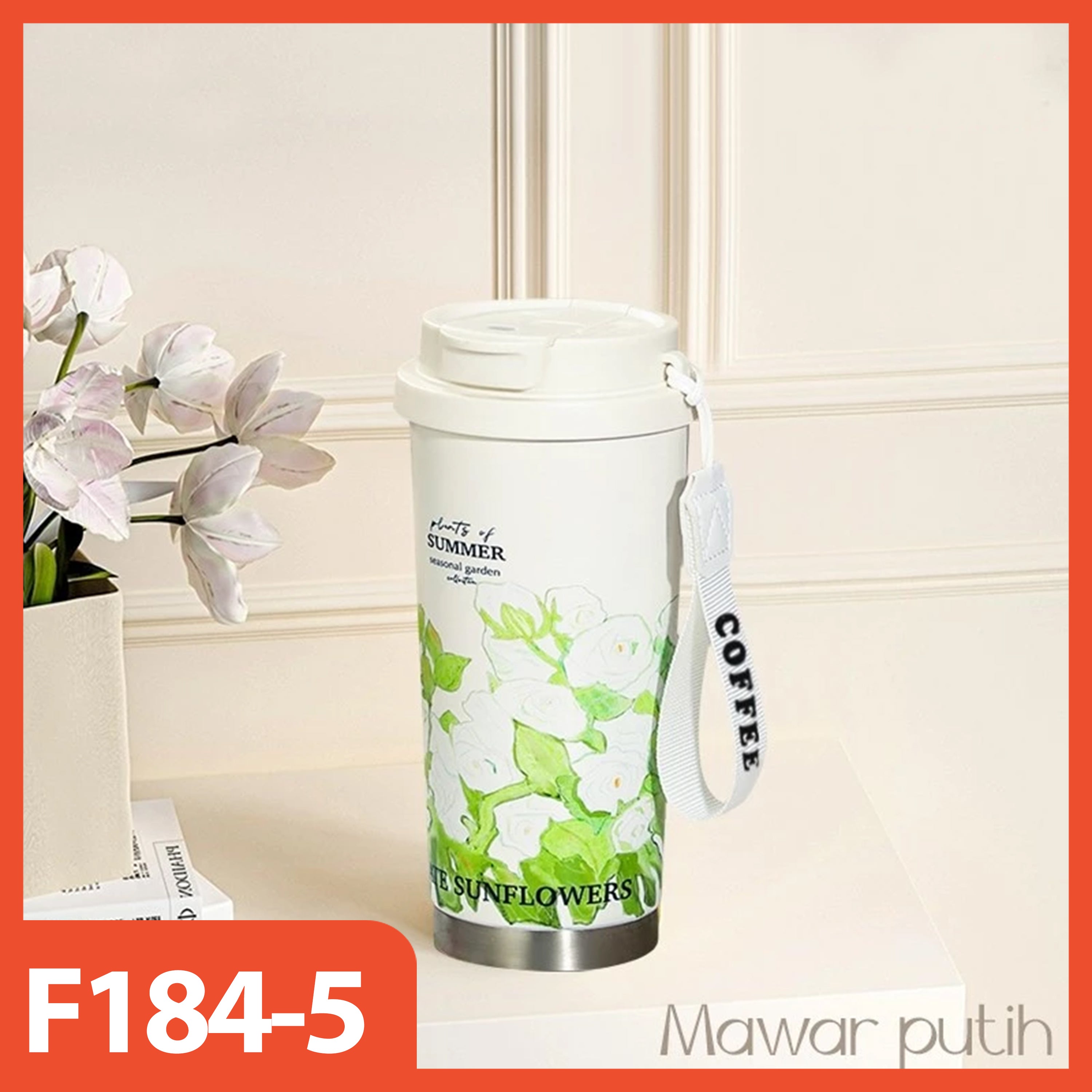 500ml SUS 316 Stainless Steel Drinking Tumbler | Portable Spill-Proof Coffee Mug Thermos | Heat-Resistant Vacuum Drinking Bottle