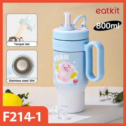 HOPTECH - Tumbler Stainless 850ml Vacuum Insulated Tahan Panas Dingin Botol Minum Premium Quality