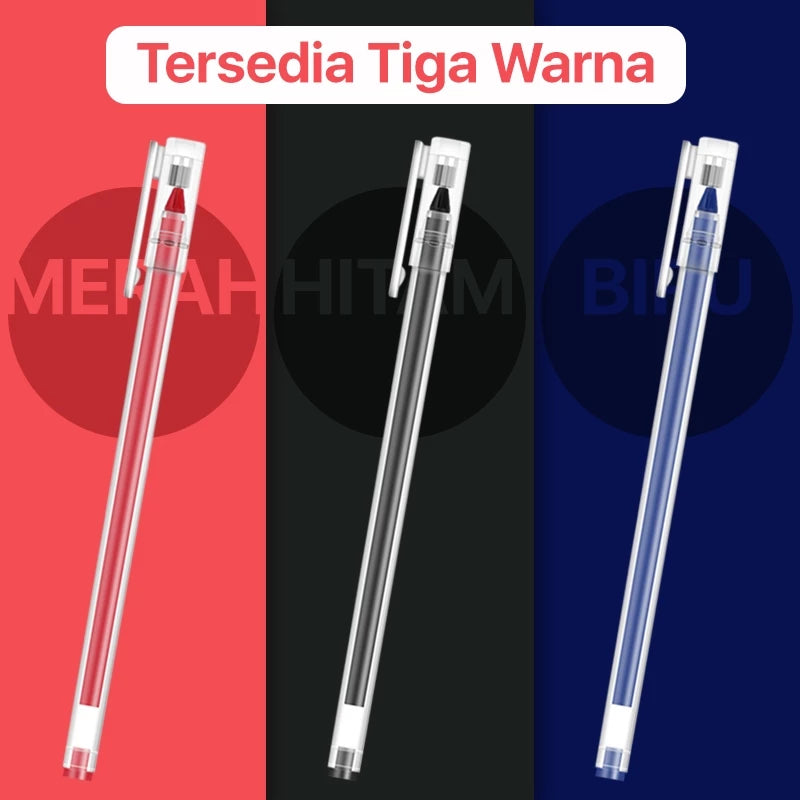 HOPTECH-Gel Pen 3 Colors Gel Pen 0.5mm 1 PCS