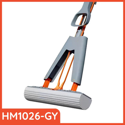 Hoptech - Pel Lantai Spons Lipat Otomatis | Sponge Mop Jumbo 29cm Menyerap Air Maksimal & Praktis