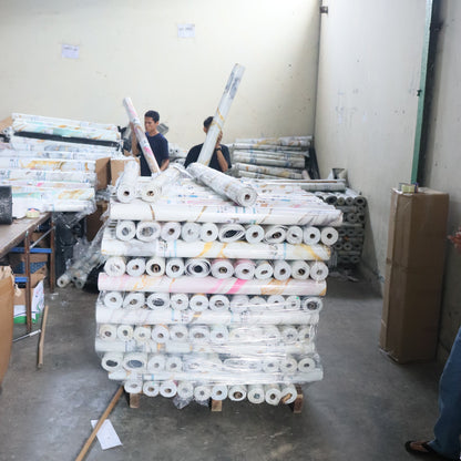 Hoptech - Wallpaper Dinding Motif Marble Roll 120 x 280cm Sticker Kamar Dekorasi PET Panjang 2.8 Meter A58