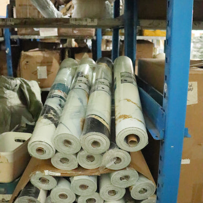 Hoptech - Wallpaper Dinding Motif Marmer Vinyl Waterproof 60x244cm PET Foam Roll Sticker Dekorasi