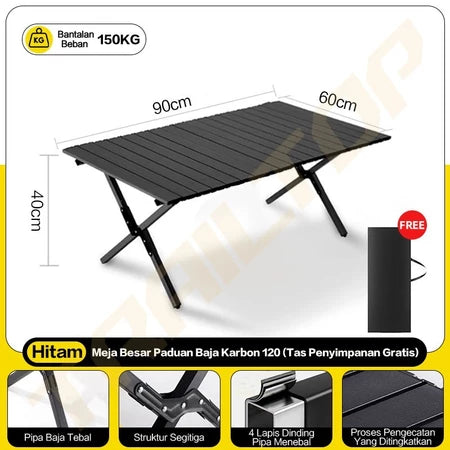 [READY] HOPTECH Outdoor Table Strong Durable Portable for Camping Load Up to 150KG