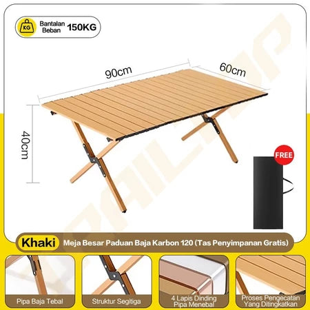 [READY] HOPTECH Outdoor Table Strong Durable Portable for Camping Load Up to 150KG