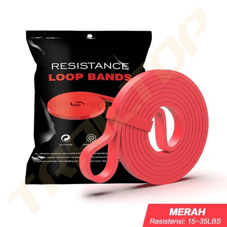 [READY] HOPTECH Resistance Bands 15-125LBS Gym Fitness Equipment Elastic Bands Home Exercise &amp; Yoga Equipment