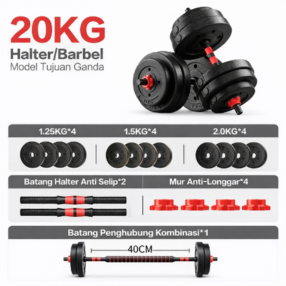 Dumbbell Barbel L35 20Kg