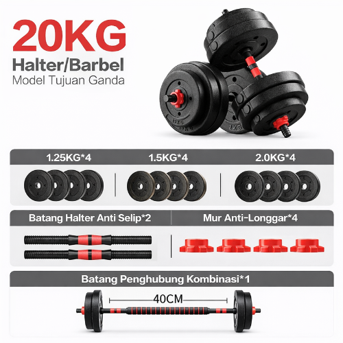 Dumbbell Barbel L35 20Kg