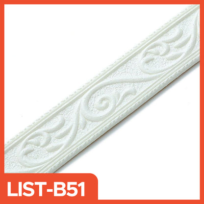 3D Wall List 2.3 Meters Long, 8 CM Wide and 5CM Wallpaper Roll for Border