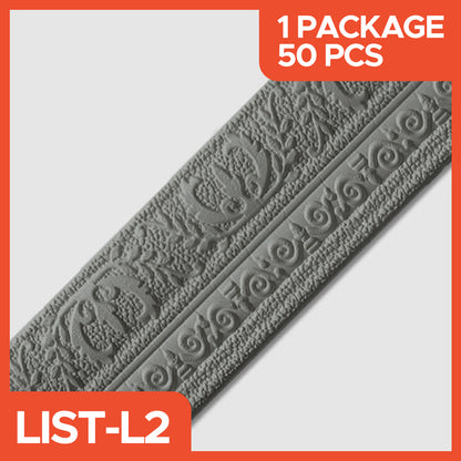 3D Wall List 2.3 Meters Long, 8 CM Wide and 5CM Wallpaper Roll for Border