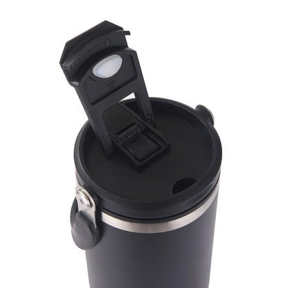 HOPTECH - ORIGINAL 2in1 Tumbler Handle / Portable Drinking Bottle Tea Coffee Fitness Stainless Steel Vacuum Insulated Thermos / Tea Coffee Car Cup
