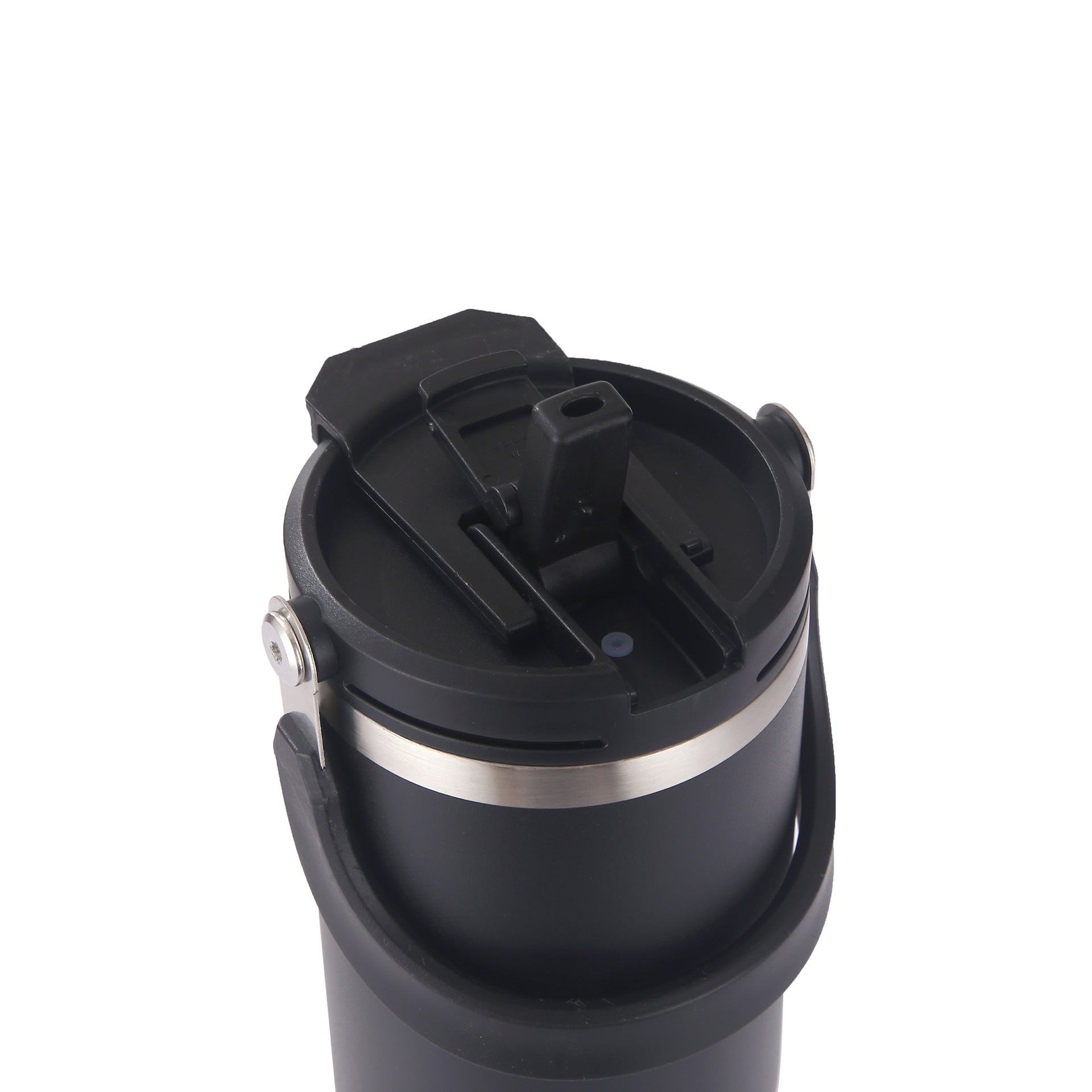 HOPTECH - ORIGINAL 2in1 Tumbler Handle / Portable Drinking Bottle Tea Coffee Fitness Stainless Steel Vacuum Insulated Thermos / Tea Coffee Car Cup