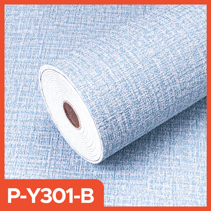 Linen Wallpaper Roll size 280 x 50 CM Decorative Aluminum Wall Sticker 