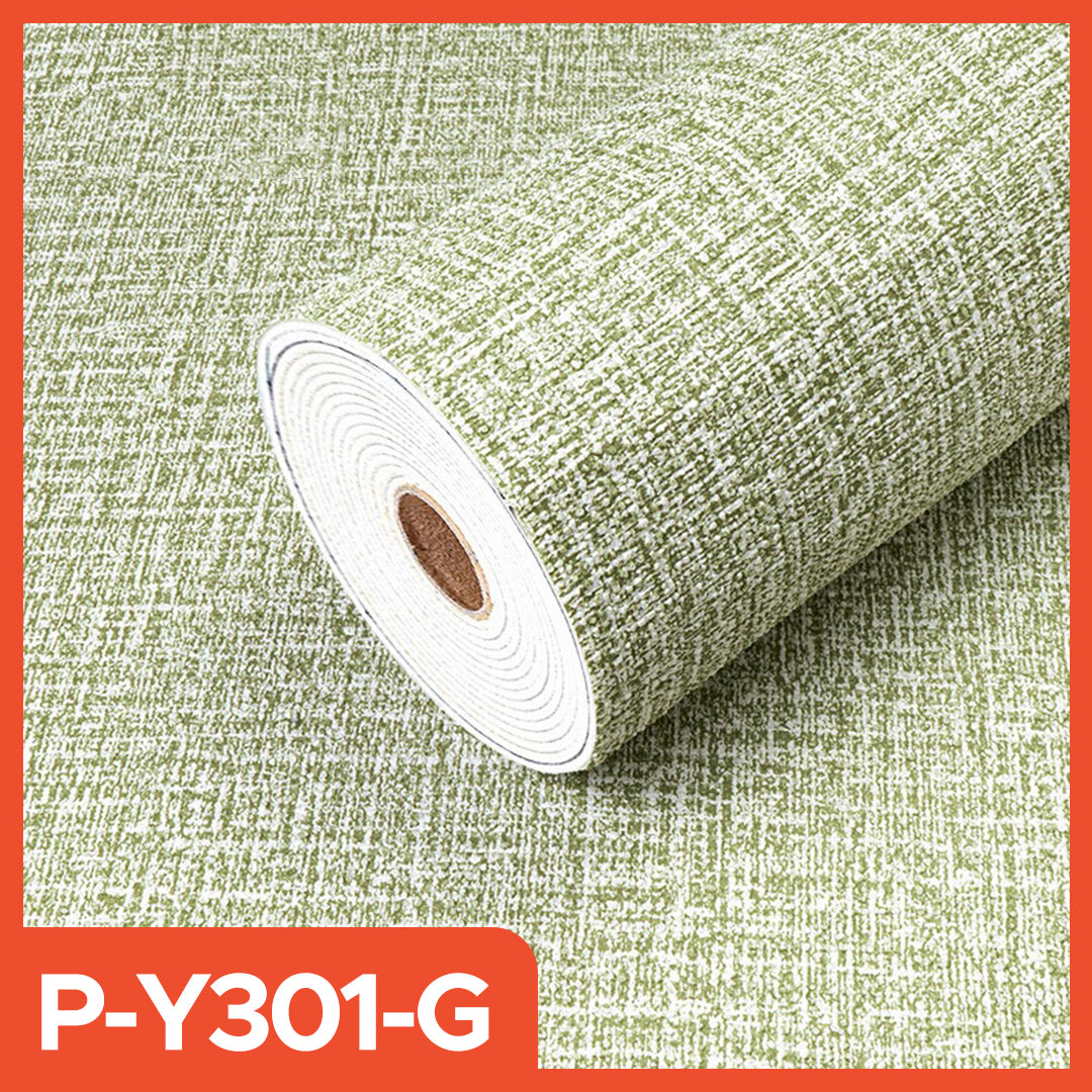 Linen Wallpaper Roll size 280 x 50 CM Decorative Aluminum Wall Sticker 