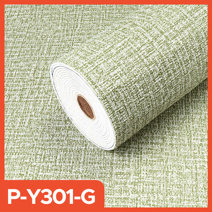Linen Wallpaper Roll size 280 x 50 CM Decorative Aluminum Wall Sticker 