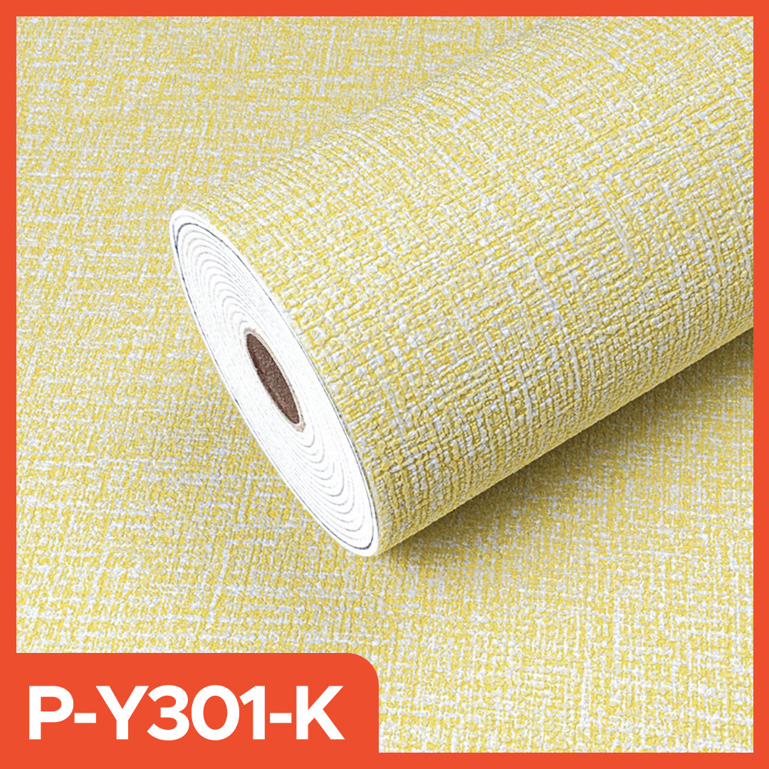Linen Wallpaper Roll size 280 x 50 CM Decorative Aluminum Wall Sticker 