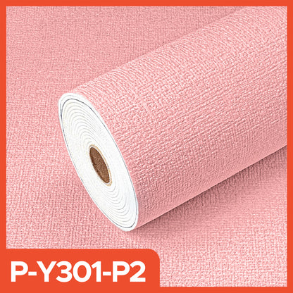 Linen Wallpaper Roll size 280 x 50 CM Decorative Aluminum Wall Sticker 