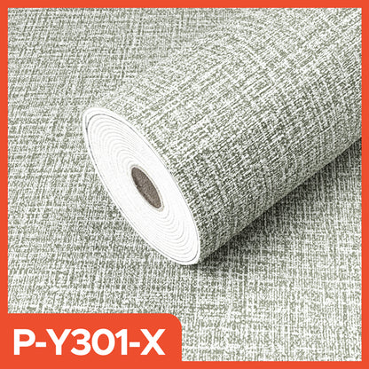 Linen Wallpaper Roll size 280 x 50 CM Decorative Aluminum Wall Sticker 