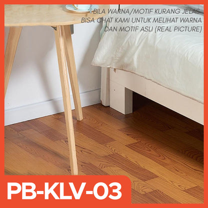 Hoptech - Karpet Lantai Vinyl Roll Ketebalan 0.7mm Dekorasi Lantai 1 x 1 Meter KLV-H