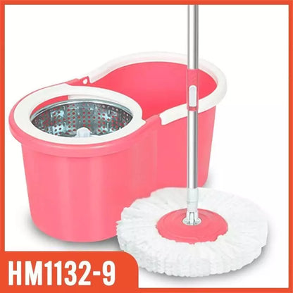 Hoptech - ALAT PEL LANTAI MOP DENGAN ROL PRAKTIS KAIN PEL PUTAR SPIN MOP 6L BUCKET ULTRA MOP