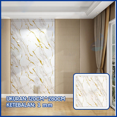 Wallpaper Dinding Motif Marble Roll 120 x 280cm A58