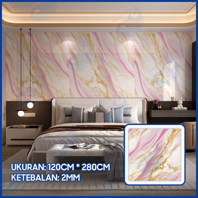 Wallpaper Dinding Motif Marble Roll 120 x 280cm A58