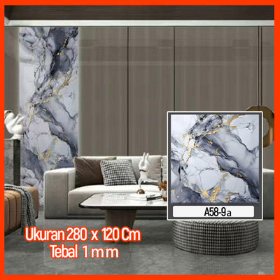 Wallpaper Dinding Motif Marble Roll 120 x 280cm A58