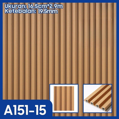Panel Dinding WPC Premium Motif Kayu 3D A151