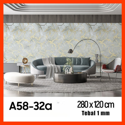 Wallpaper Dinding Motif Marble Roll 120 x 280cm A58