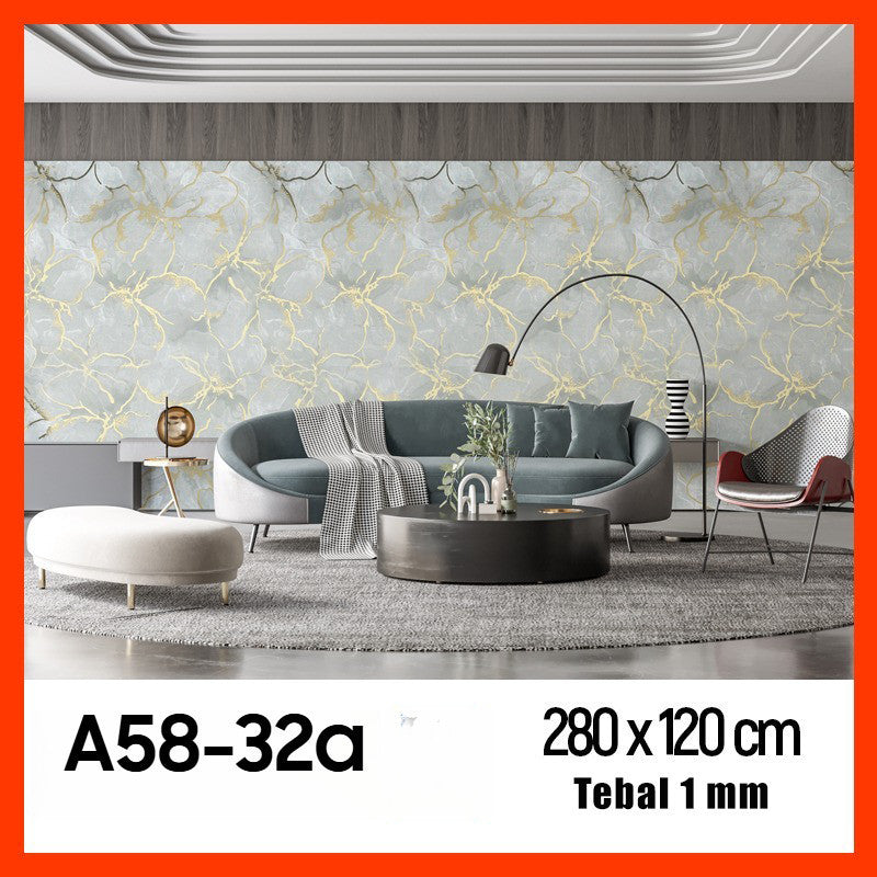 Wallpaper Dinding Motif Marble Roll 120 x 280cm A58