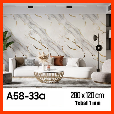 Wallpaper Dinding Motif Marble Roll 120 x 280cm A58