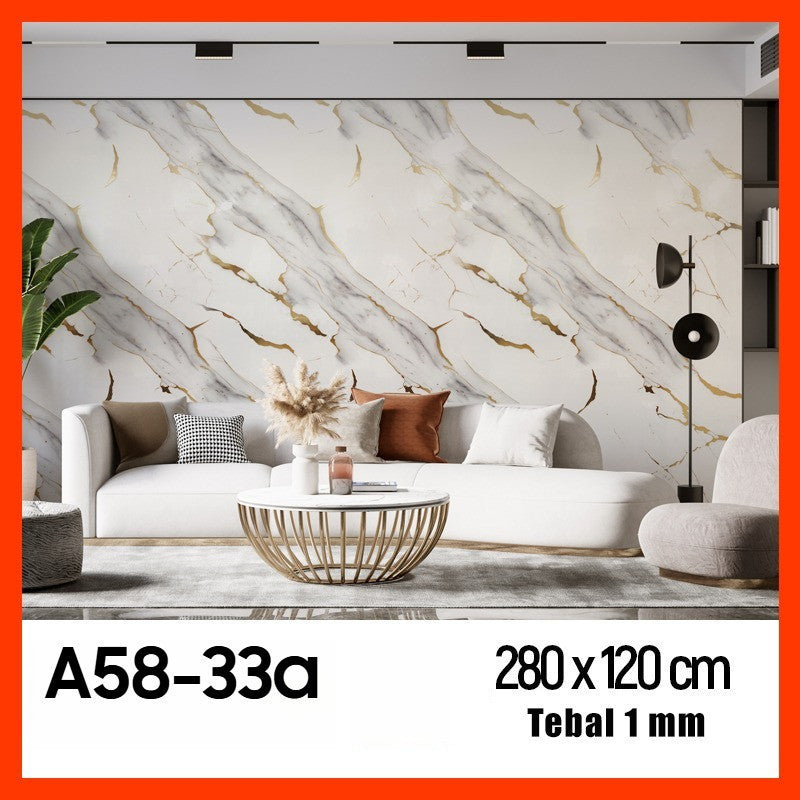 Wallpaper Dinding Motif Marble Roll 120 x 280cm A58