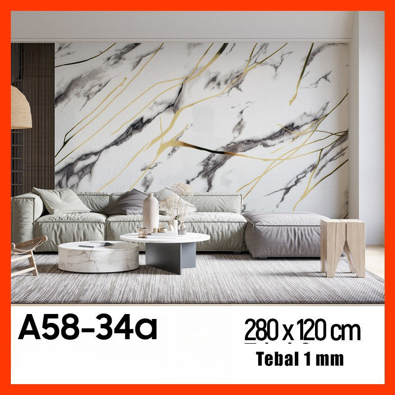 Wallpaper Dinding Motif Marble Roll 120 x 280cm A58