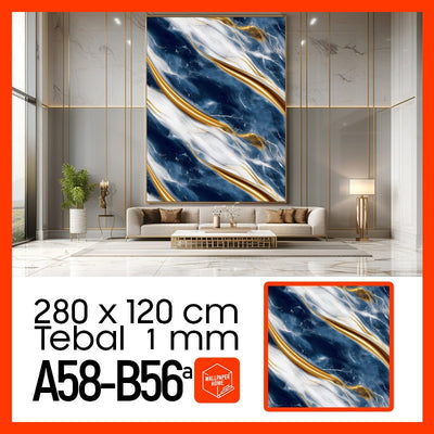 Wallpaper Dinding Motif Marble Roll 120 x 280cm A58