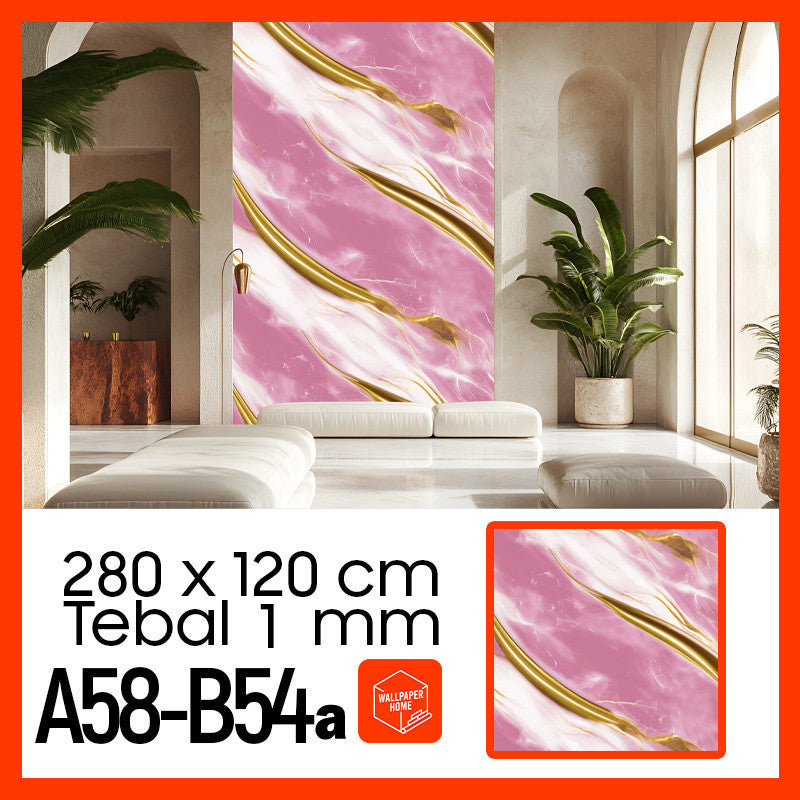 Wallpaper Dinding Motif Marble Roll 120 x 280cm A58