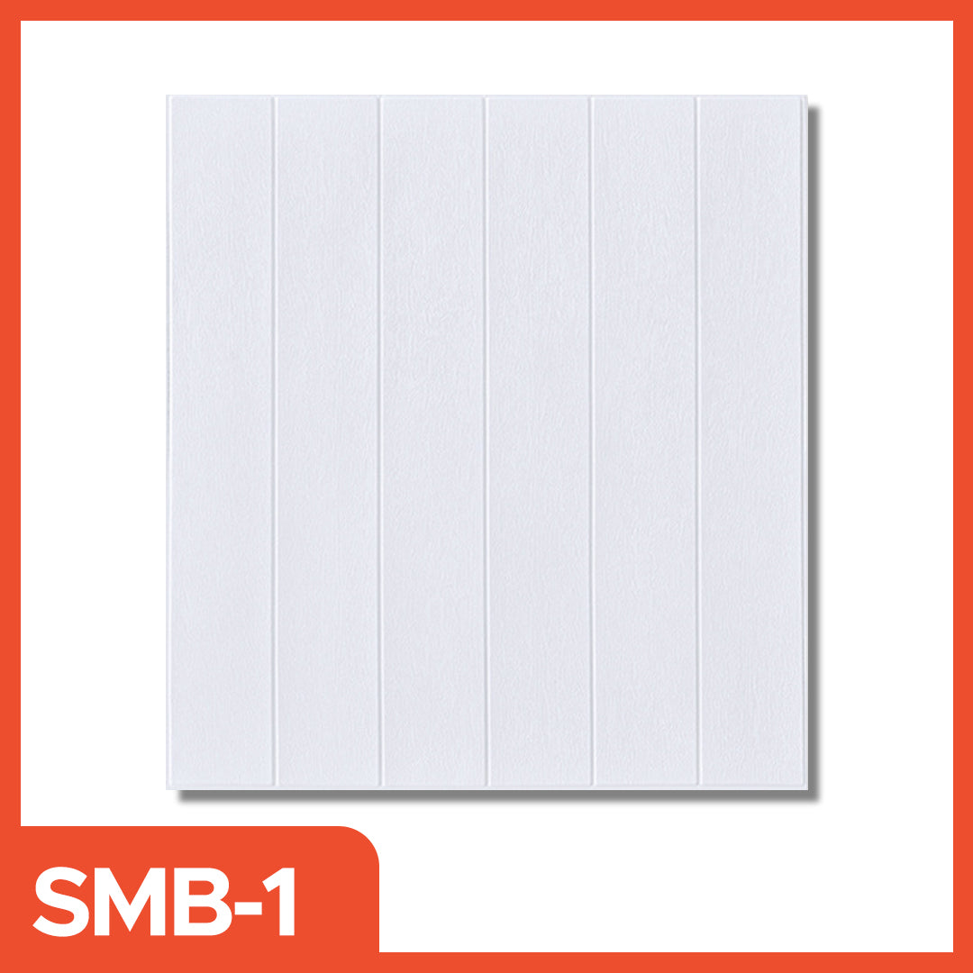 Wallpaper Dinding 3D Foam Motif Kayu ukuran 70x70 CM Self Adhesive 3D Timbul kertas stiker