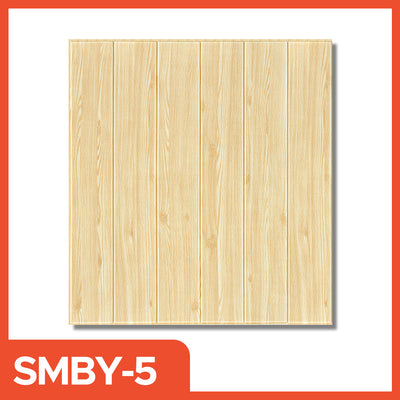 Wall Sticker 3D Foam Motif Kayu A03