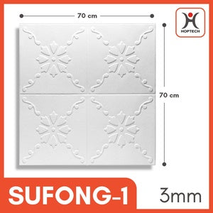 Wall Sticker 3D Foam Motif Bata A05