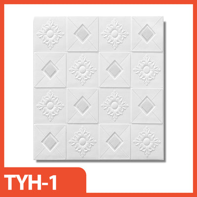 Wall Sticker 3D Foam Motif Batik A04