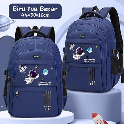 [READY] Hoptech Elementary School Boys' School Bags Astronaut Children's Bags Boys' School Bags School Backpacks