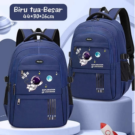 [READY] Hoptech Elementary School Boys' School Bags Astronaut Children's Bags Boys' School Bags School Backpacks