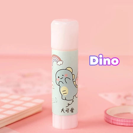 HOPTECH Glue Stick Solid Paper Adhesive Glue Stick Twist Glue Stick School Office Cute Motif