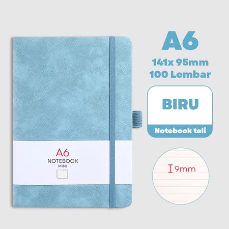 HOPTECH-Notebook A6/A5 Pocket Small Diary Book Meeting Scrapbook Mini 100 Sheets